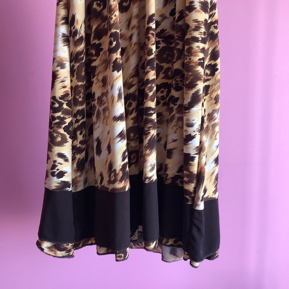 ✨Host Pick✨ Vintage Cheetah Print Halter Dress - Picture 11 of 12